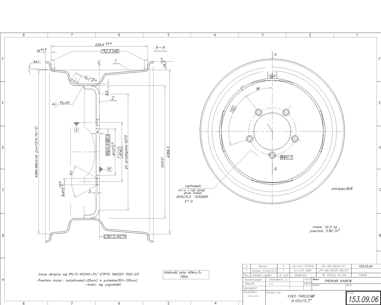 176864148672650 9x15,3 PRONAR F5 ET0 110/140 (153.09.06) - Image 1