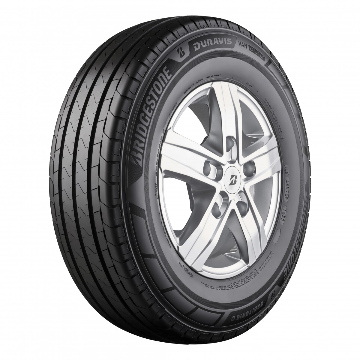 176866080680204 225/55R17C BRIDGESTONE DURAVIS VAN 109H/107 8 TL - Image 1
